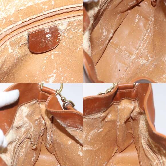 GUCCI Bamboo Shoulder Bag Leather Brown Gold 001 1448 001 1448 - Picture 11 of 12